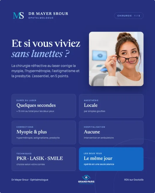 Et si vous viviez sans lunettes ? La chirurgie réfractive
