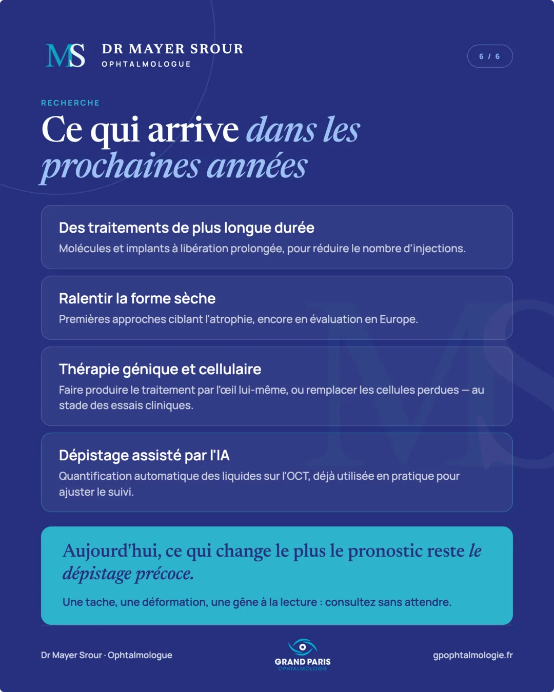 Visuel 6 sur 6 — Recherche : ce qui arrive dans les prochaines années