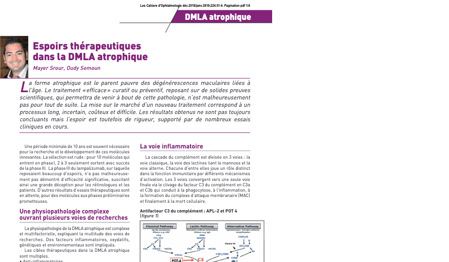 Première page de la publication